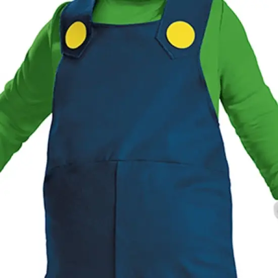 Nintendo Super Mario Bros. Luigi Toddler Costume Jumpsuit image {2}