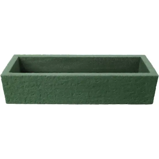 Emsco Trough Planter with Drainage Holes Rectangular Outdoor Planter Boxes image {10}