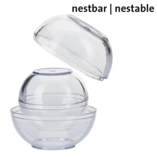Westmark 2 Storage Balls, Clear - Space-Saving Solution for Smelly Foods image {3}