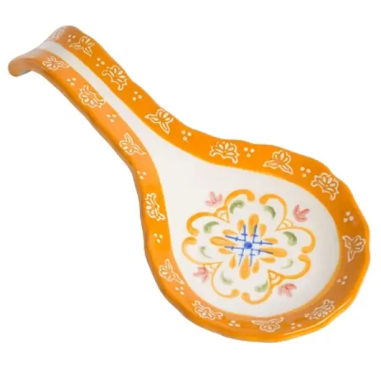 Laurie Gates Tierra 4 Piece Hand Painted Ceramic Tableware Accessory Set image {6}