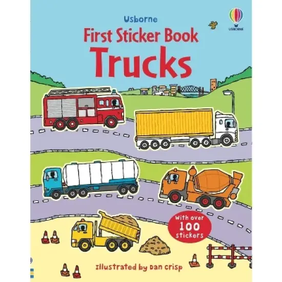 First Sticker Book Trucks - (First Sticker Books) by  Sam Taplin (Paperback) image {2}