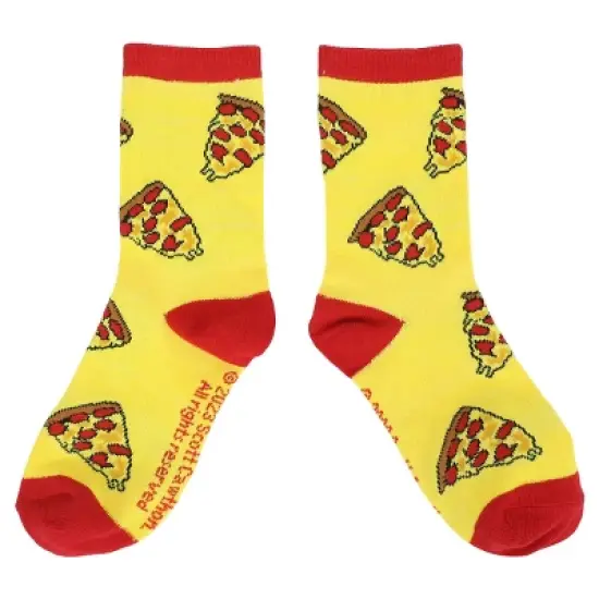 Five Nights At Freddy's Pizza Party Youth 3-Pair Crew Socks image {2}