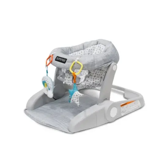 Ingenuity Learn-to-Sit 2-Position Booster Seat - Heather Gray image {6}