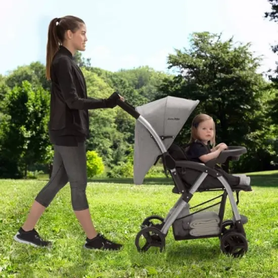 Jeep By Delta Children Unlimited Reversible Handle Stroller - Gray Tweed image {2}