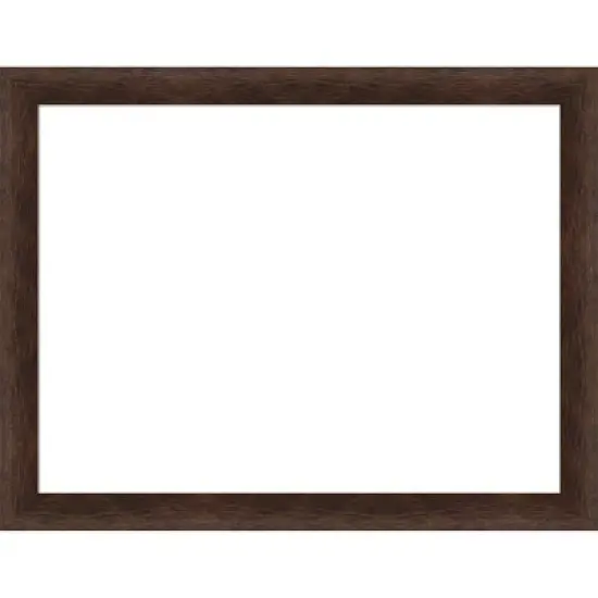 Amanti Art Warm Walnut Narrow Framed Dry Erase Magnetic Board image {11}