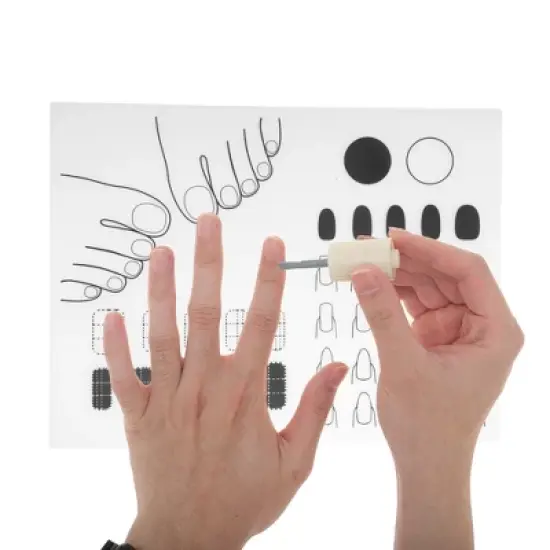 Unique Bargains Foldable Nail Art Stamping Mat 1 Pc image {4}