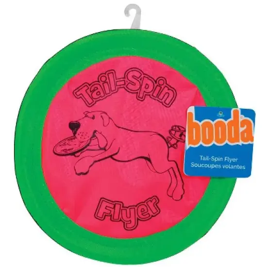 Booda Multicolored Fabric Flying Disc Dog Toy Medium 1 pk image {1}