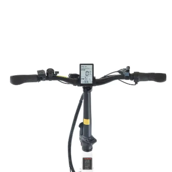 GOTRAX Adult F2 20" Step Through Electric Folding Bike - White image {5}