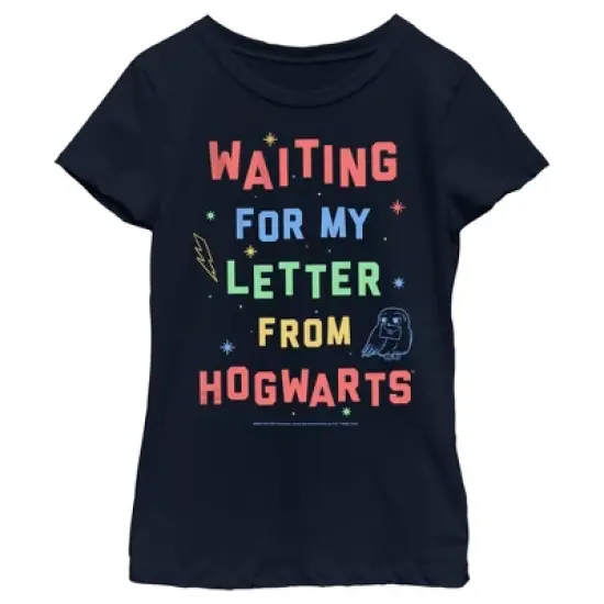 Girl's Harry Potter Waiting for my Letter from Hogwarts T-Shirt image {3}