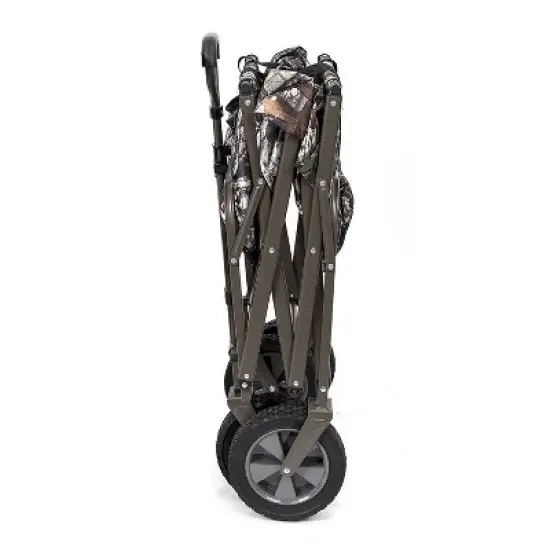 Mac Sports Heavy Duty Steel Frame Collapsible Folding 150 Pound Capacity Outdoor Camping Garden Utility Wagon Yard Cart image {3}