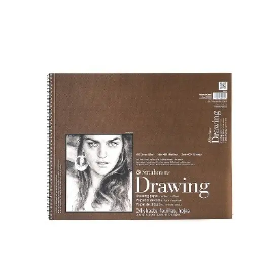 Strathmore 400 Series Drawing Paper Pad 14 In. X 17 In. [Pack Of 2] (2PK-400-7-1) image {1}