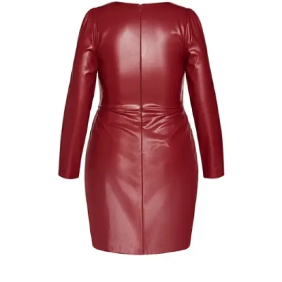 Women's Plus Size Cindy Dress - red | CITY CHIC image {6}