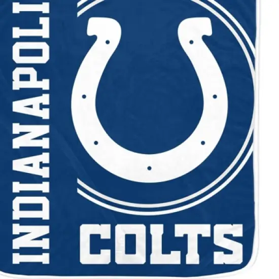 NFL Indianapolis Colts Keep It Simple Ultra Soft Blanket image {1}