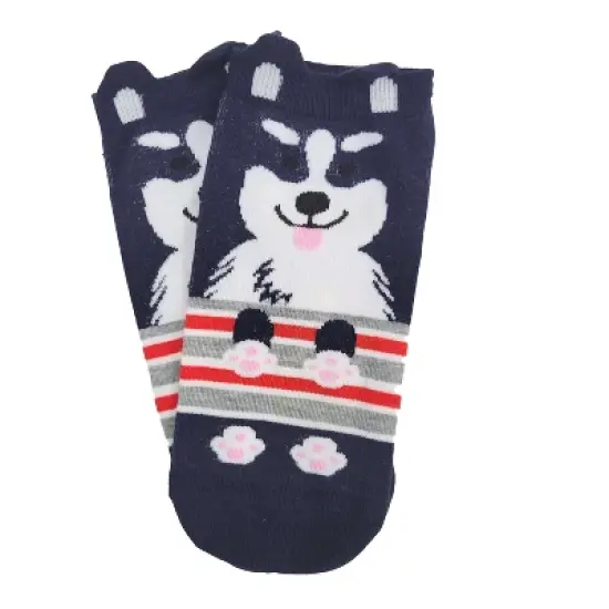 Cute Dog Patterned Ankle Socks from the Sock Panda (Women - Adult Medium) image {5}