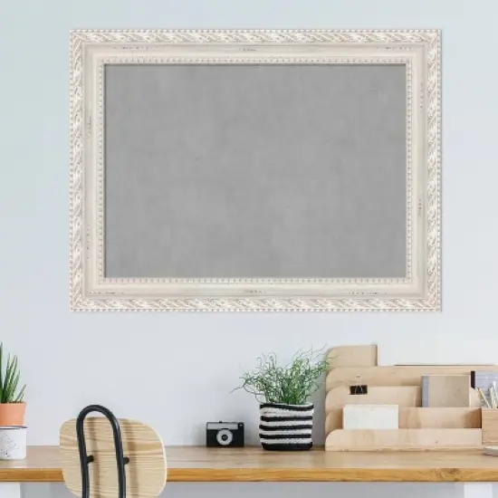 34"x26" Opera Framed Magnetic Board Off-White - Amanti Art: Real Wood, Steel, Wall Mount, Home & Office Decor image {7}