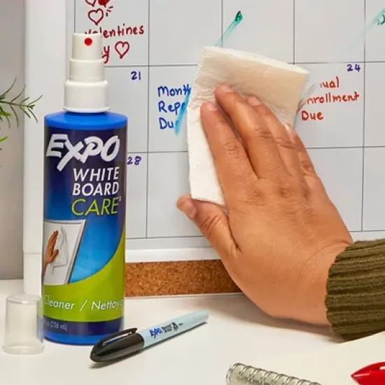 Expo White Board Care 8oz Dry Erase Board Cleaner: Clear Presentation Board Cleaning Fluid, Expo Spray image {4}