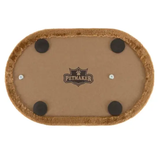 Petmaker 3 Tier Cat Tree Condo with Scratching Posts Brown/Tan image {4}