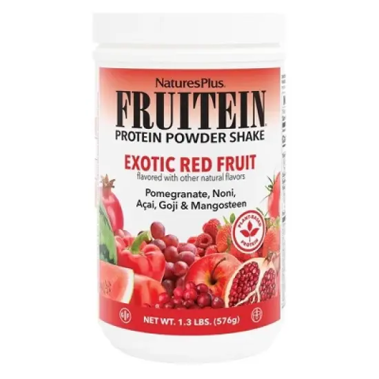 Fruitein Exotic Red Fruit Shake by Nature's Plus  -  1.3 lbs Powder image {3}