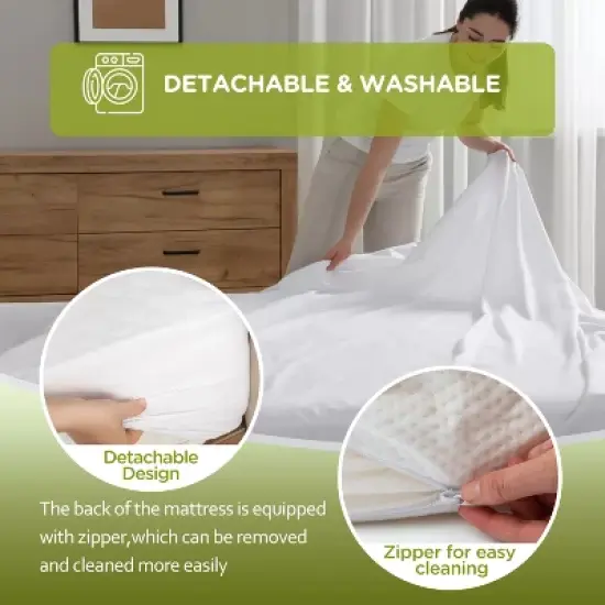 BestMassage 10 Inch Mattress Gel Memory Foam Mattress Medium Firmness Mattresses for Cool Sleep & Pressure Relief CertiPUR-US Certified image {5}