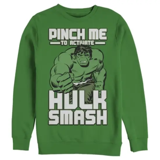 Men's Marvel St. Patrick's Day Hulk Smash Sweatshirt image {2}