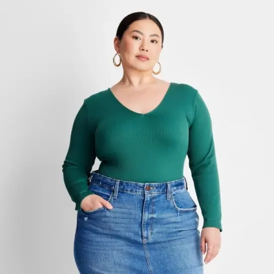 Women's Long Sleeve Slim Fit Reversible Seamless T-Shirt - A New Day&trade; image {7}