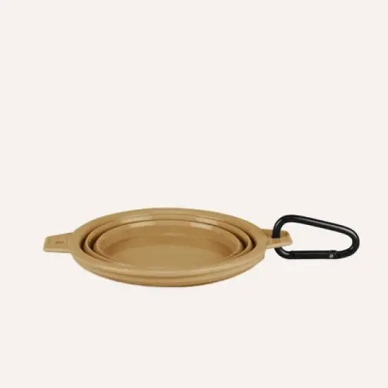 Collapsible Pet Bowl with Clip &ndash; Compact, Reusable and Easy to Clean - Tilley + Me image {1}