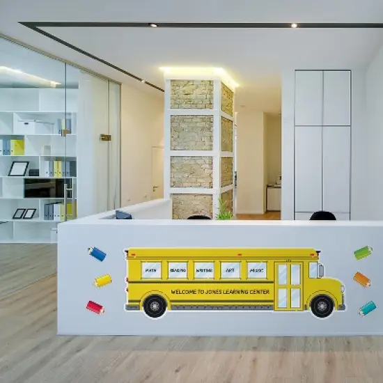 Creative Teaching Press&reg; Core Decor School Bus Giant Banner, 65-3/8" x 21-1/4" image {3}