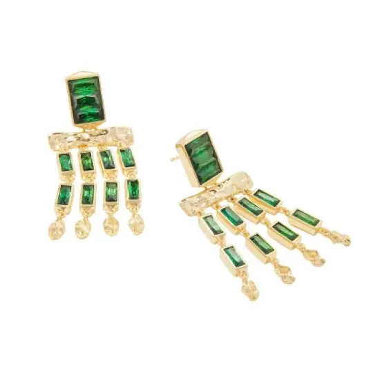 Kendra Scott Jessa Crystal Tassel Earrings image {3}
