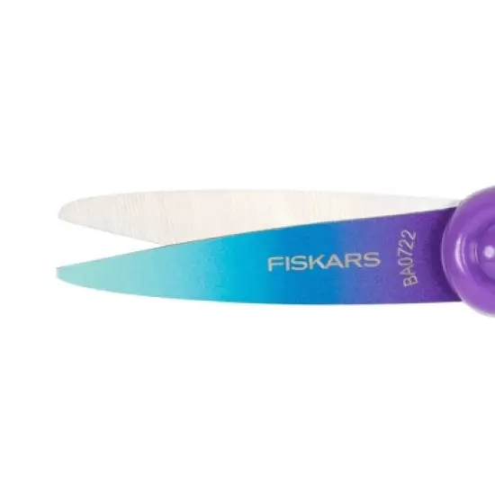 Fiskars Pointed-Tip Softgrip School Supplies Big Kids Scissors for Kids 8 to 11 - 6" Scissors - Purple Ombre image {2}