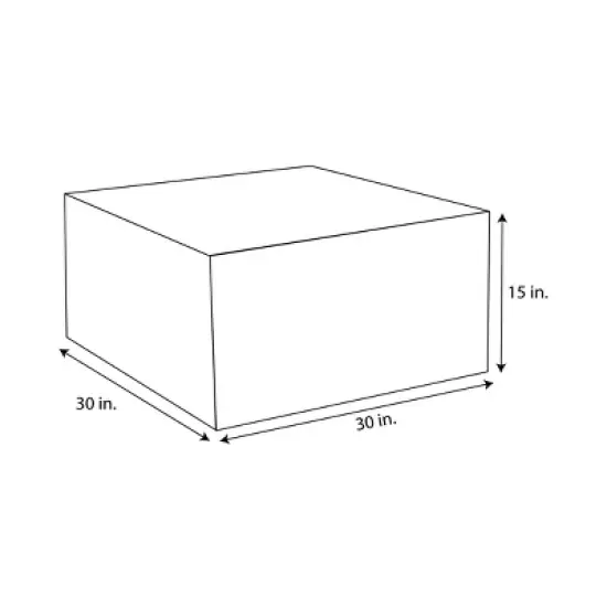 Sorra Home Subrella Bean Fabric Outdoor Patio Pouf image {3}