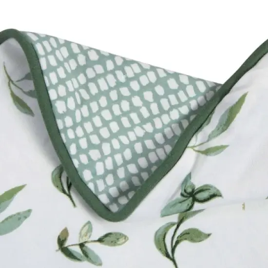 Boppy Organic Original Support Nursing Pillow Cover - Green Leaves image {9}