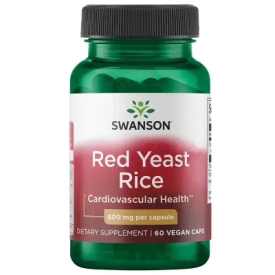 Swanson Herbal Supplements Organic Red Yeast Rice 600 mg Veggie Capsule 60ct image {5}