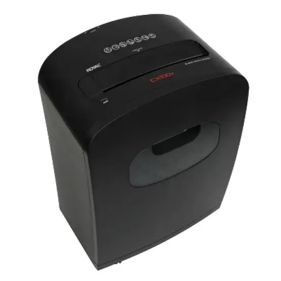 Royal&reg; CX100x 10-Sheet Crosscut Shredder with Basket in Black image {6}