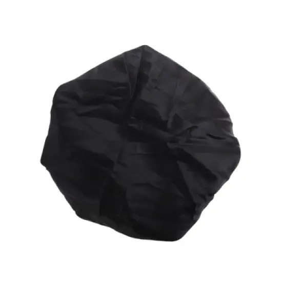 Unique Bargains Women Flowered Shower Cap Black 1 Pc image {4}