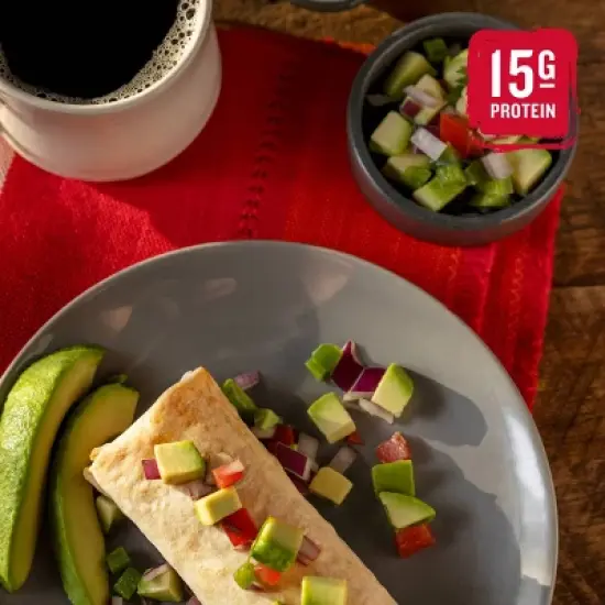 Red's Frozen Meat Lovers Breakfast Burrito - 5oz image {7}