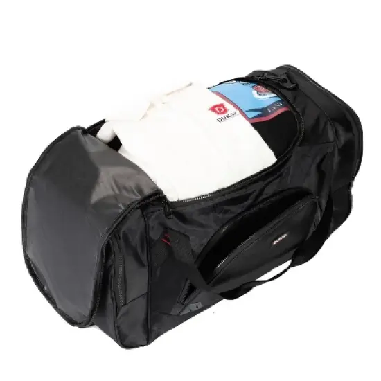 DUKAP Carry On Contender Gym Duffel Bag - Black image {5}