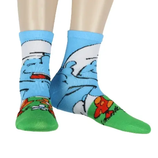 The Smurfs Women's Character Designs 5-Pack Ankle Socks Multicolored image {5}