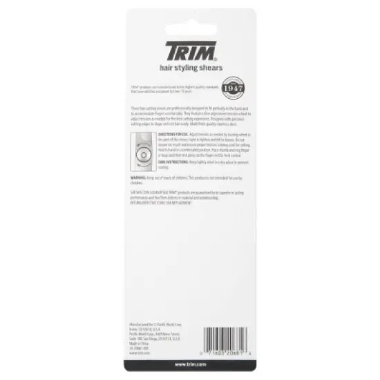 Trim Hair Styling Shears - Blue image {1}