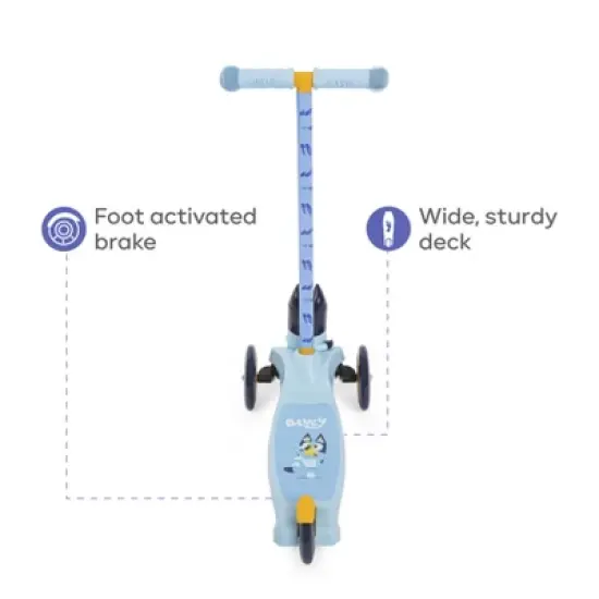 Bluey 3 Wheeled Self Balancing Scooter image {6}
