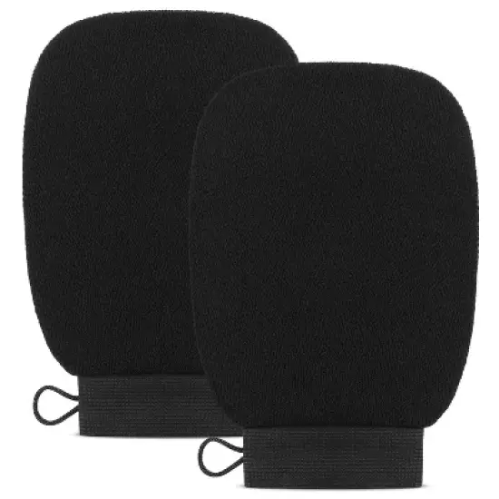 Maison Exfoliating Mitt Scrubber for Body (2 Pack) image {9}