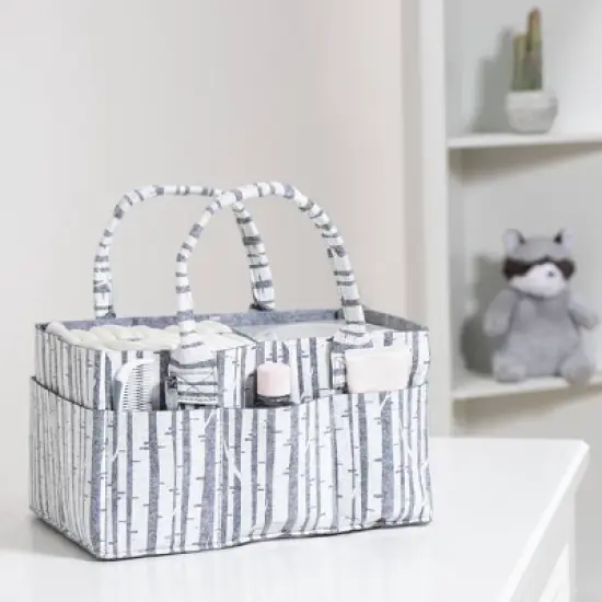 Sammy & Lou Printed Felt Storage Caddy - Birch image {3}