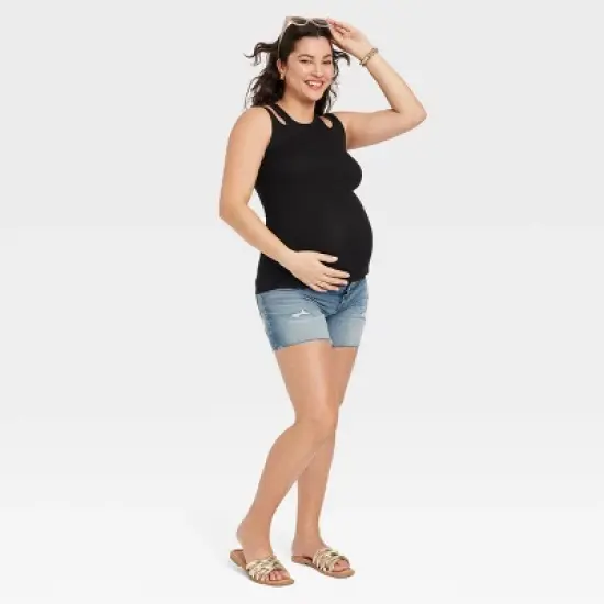 Cut Out Maternity Tank Top - Isabel Maternity by Ingrid & Isabel&trade; image {2}