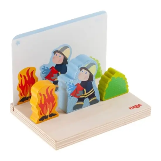 HABA Fire Brigade Stacking Toy (Made in Germany) image {3}