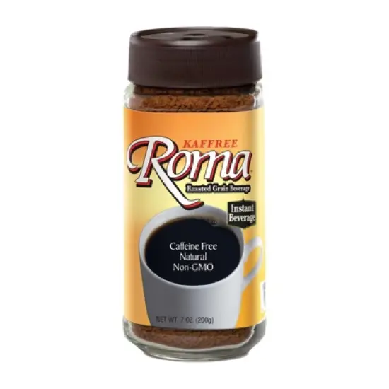 Kaffree Roma Instant Roasted Grain Beverage Caffeine Free - Case of 6/7 oz image {1}
