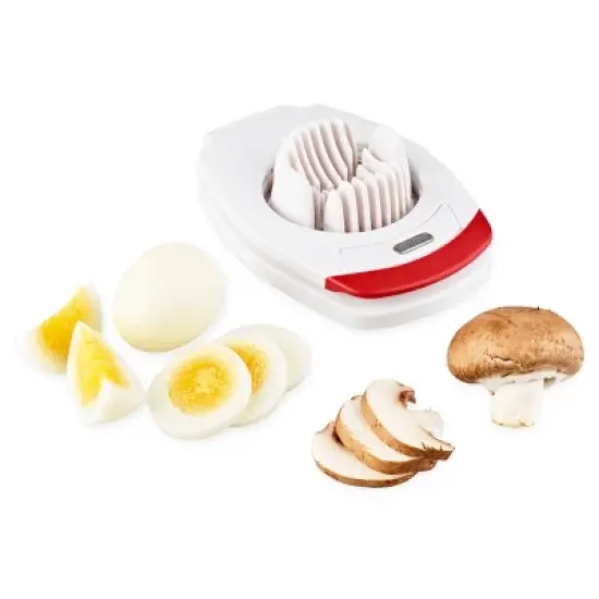 ZYLISS Egg Slicer - Non Slip, Egg Cutter and Wedger with Built in Shell Piercer: Manual Chopper, Ergonomic Handle image {2}