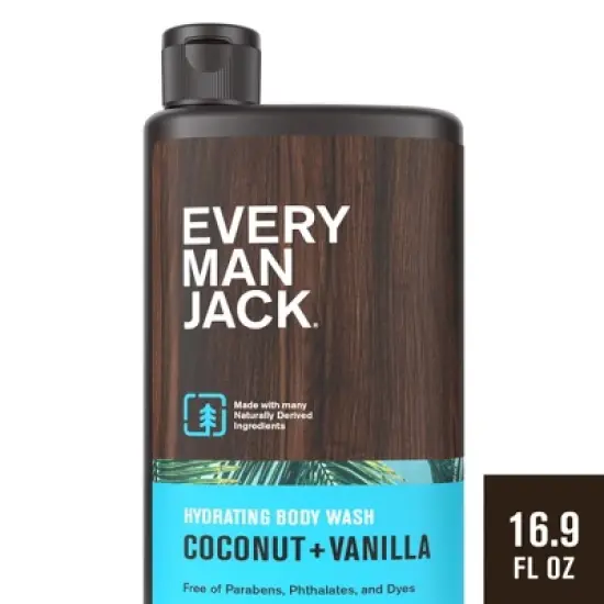 Every Man Jack Body Wash - Coconut + Vanilla - 16.9 fl oz image {12}