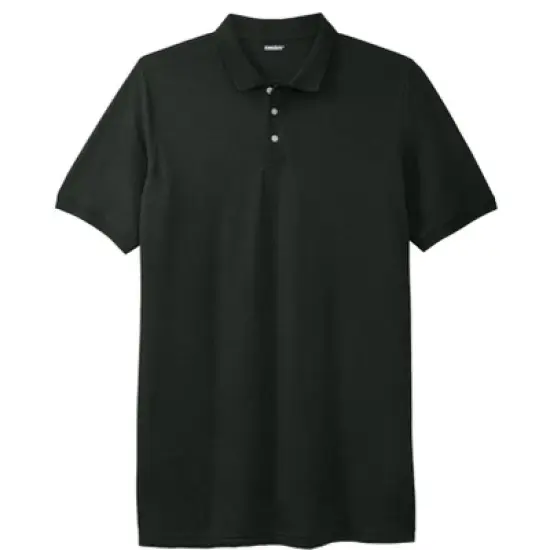 KingSize Men's Big & Tall Longer-Length Shrink-Less&trade; Piqu&eacute; Polo Shirt image {3}