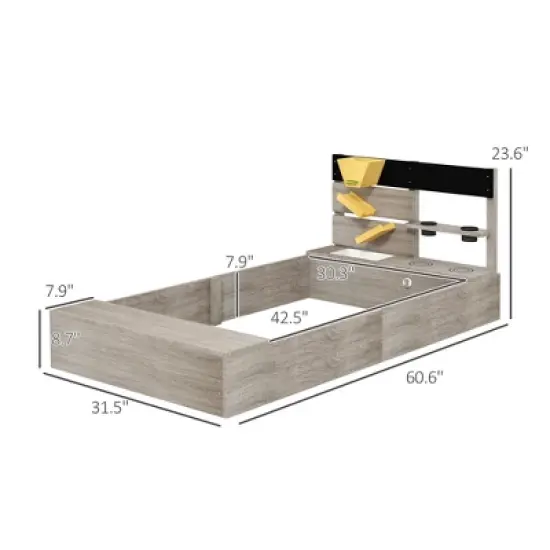 Dexmalle Wooden Sandbox with Liner image {4}