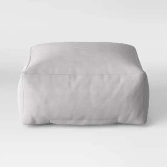 Modular Dorm Bean Bag Section Sofa Ottoman Gray - Room Essentials&trade; image {2}