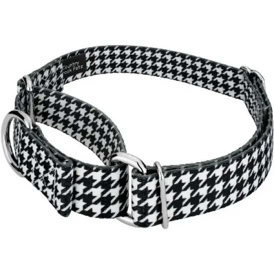 Country Brook Petz Houndstooth Martingale Dog Collar image {3}